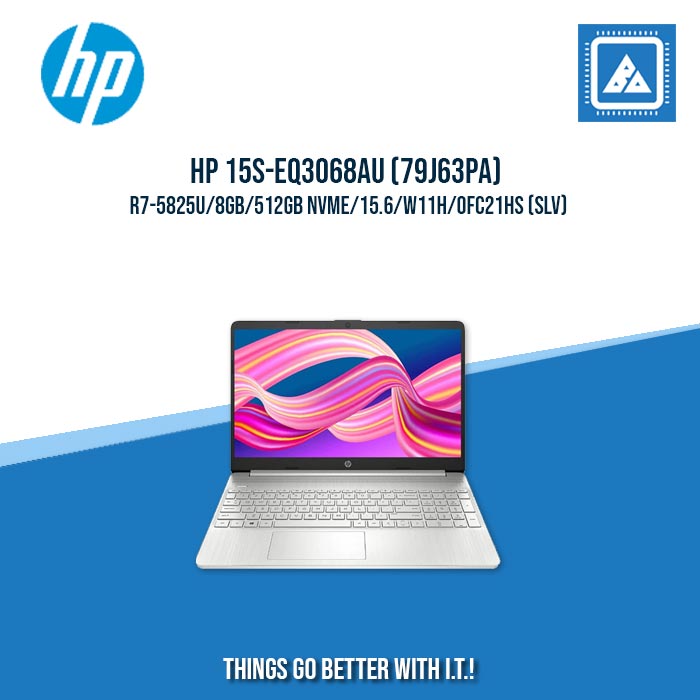 HP 15S-EQ3068AU (79J63PA) R7-5825U/8GB/512GB NVME | BEST FOR STUDENTS AND FREELANCERS LAPTOP HP 15S-EQ3068AU (79J63PA) R7-5825U/8GB/512GB NVME | BEST FOR STUDENTS AND FREELANCERS LAPTOP
